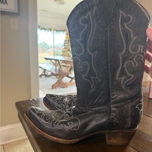 Corral Tan Leather Cowboy Boots